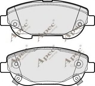 APEC braking PAD1808 Тормозные колодки для TOYOTA AVENSIS