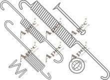 APEC braking KIT762 Комплектующие, тормозная колодка 