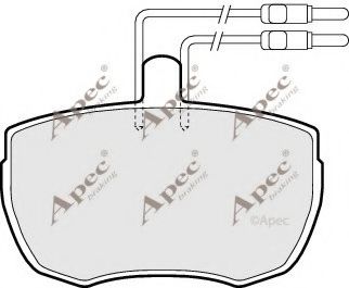 APEC braking PAD76 Тормозные колодки для IVECO