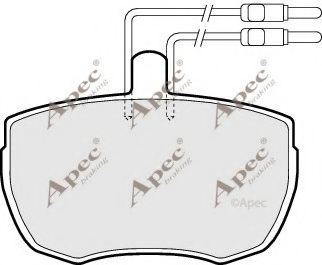 APEC braking PAD76 Тормозные колодки APEC BRAKING для IVECO