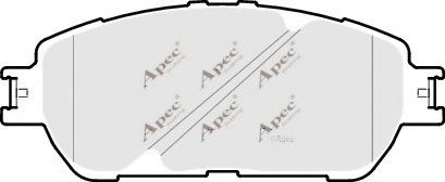 APEC braking PAD1852 Тормозные колодки для TOYOTA ALPHARD