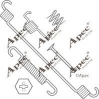 APEC braking KIT772 Комплектующие, тормозная колодка 