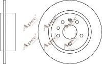APEC braking DSK2240 Тормозные диски для SAAB