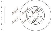 APEC braking DSK2216 Тормозные диски APEC BRAKING для RENAULT