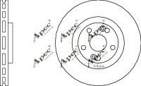 APEC braking DSK2217 Тормозные диски APEC BRAKING для RENAULT
