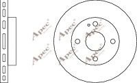 APEC braking DSK231 Тормозные диски для MAZDA 323