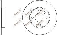 APEC braking DSK232 Тормозные диски APEC BRAKING для SEAT