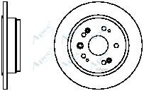 APEC braking DSK2337 Тормозные диски для HONDA FR-V