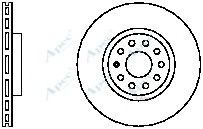 APEC braking DSK2338 Тормозные диски для SKODA