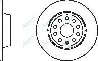 APEC braking DSK2339 Тормозные диски для SKODA