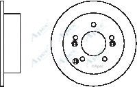 APEC braking DSK2393 Тормозные диски APEC BRAKING для KIA