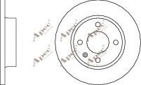 APEC braking DSK247 Тормозные диски для SKODA