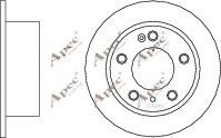APEC braking DSK138 Тормозные диски для CITROËN XM
