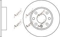APEC braking DSK159 Тормозные диски APEC BRAKING для OPEL