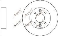 APEC braking DSK184 Тормозные диски APEC BRAKING для RENAULT