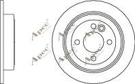 APEC braking DSK2063 Тормозные диски для MINI