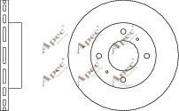 APEC braking DSK212 Тормозные диски для PROTON GEN