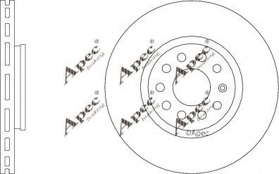 APEC braking DSK2137 Тормозные диски APEC BRAKING для SEAT