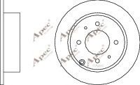 APEC braking DSK2191 Тормозные диски для HYUNDAI MATRIX