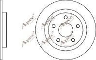 APEC braking DSK2687 Тормозные диски для CHRYSLER