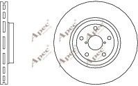 APEC braking DSK2750 Тормозные диски для SUBARU