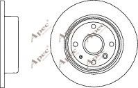 APEC braking DSK2783 Тормозные диски для CHEVROLET TOSCA