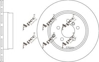 APEC braking DSK2905 Тормозные диски для LAND ROVER