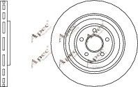 APEC braking DSK2911 Тормозные диски для JAGUAR