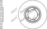 APEC braking DSK298 Тормозные диски для HYUNDAI PORTER