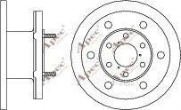 APEC braking DSK559 Тормозные диски для IVECO