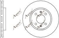 APEC braking DSK573 Тормозные диски для SAAB