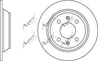 APEC braking DSK609 Тормозные диски для SAAB