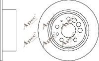 APEC braking DSK619 Тормозные диски для VOLVO 940 Break (945)