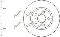 APEC braking DSK666 Тормозные диски для ALFA ROMEO
