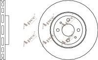 APEC braking DSK671 Тормозные диски для FIAT MULTIPLA