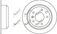 APEC braking DSK719 Тормозные диски для JAGUAR XJS