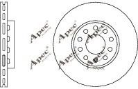 APEC braking DSK911 Тормозные диски APEC BRAKING для SKODA