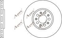 APEC braking DSK957 Тормозные диски для SKODA