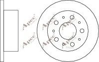 APEC braking DSK2259 Тормозные диски APEC BRAKING для CITROEN