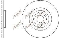 APEC braking DSK2867 Тормозные диски для SKODA