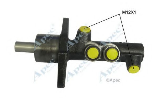 APEC braking MCY271 Главный тормозной цилиндр для FORD FIESTA