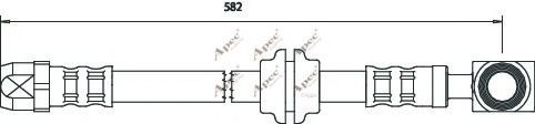 APEC braking HOS3055 Тормозной шланг для MINI