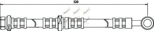 APEC braking HOS3278 Тормозной шланг для SUBARU LEGACY