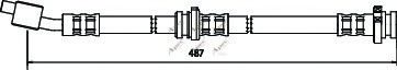 APEC braking HOS3343 Тормозной шланг для NISSAN