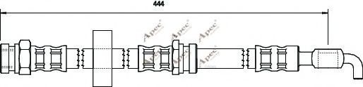 APEC braking HOS3633 Тормозной шланг APEC BRAKING для MAZDA