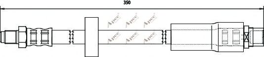 APEC braking HOS3702 Тормозной шланг APEC BRAKING для AUDI