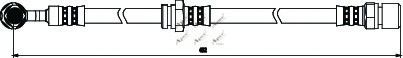 APEC braking HOS3817 Тормозной шланг APEC BRAKING для DAEWOO