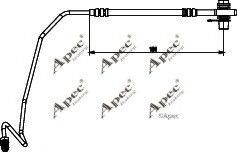 APEC braking HOS3872 Тормозной шланг APEC BRAKING для AUDI