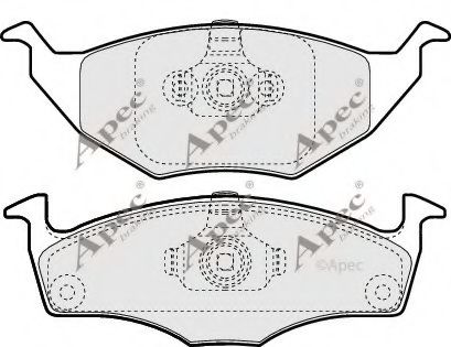 APEC braking PAD1379 Тормозные колодки APEC BRAKING 