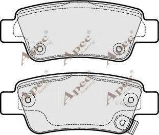 APEC braking PAD1940 Тормозные колодки APEC BRAKING для HONDA